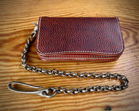 Special Trucker Wallet Vintage Russet Bicolor TexuCrafts